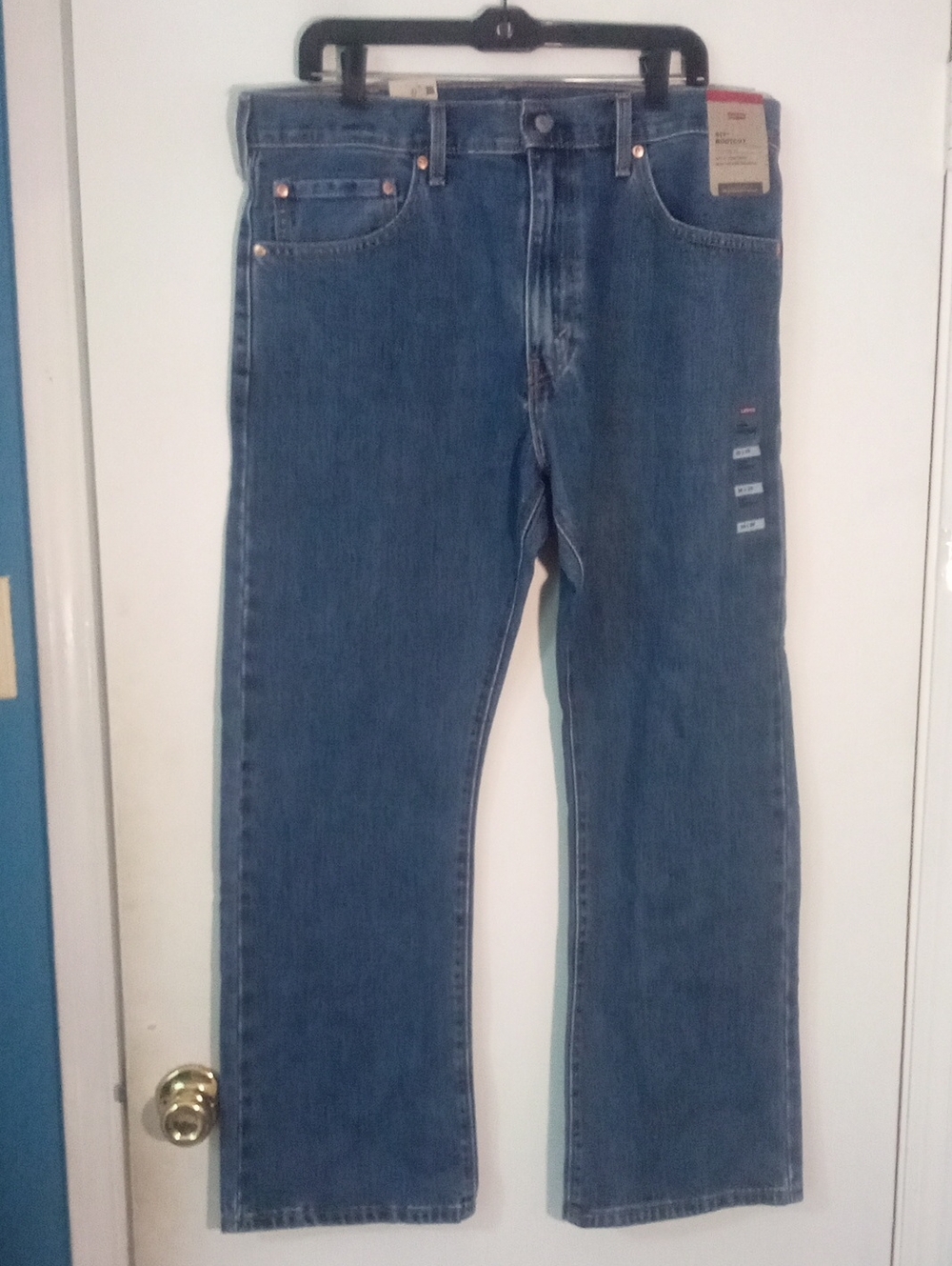 Levi's 517 Men's Blue Denim Jeans Bootcut 36x 29" NWT $74.95